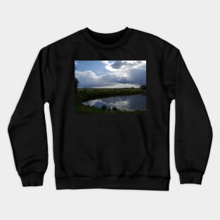 Pond to another dimension Crewneck Sweatshirt